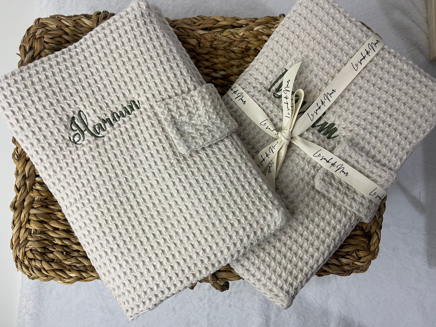 Protège carnet nid d'abeille